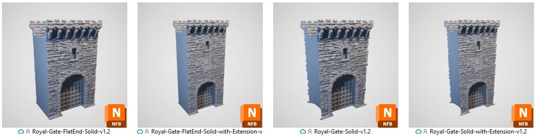 Solid 3d print building