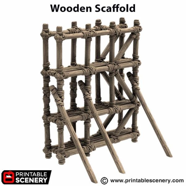 Wooden Scaffold STL