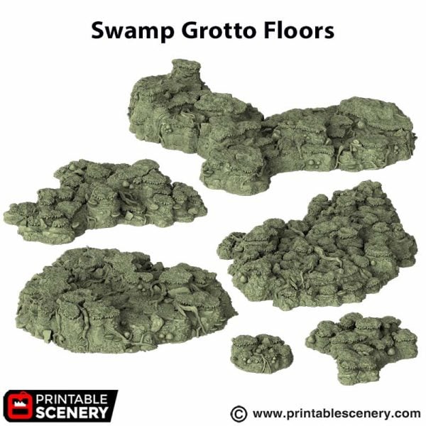 Swamp Grotto Floors STL