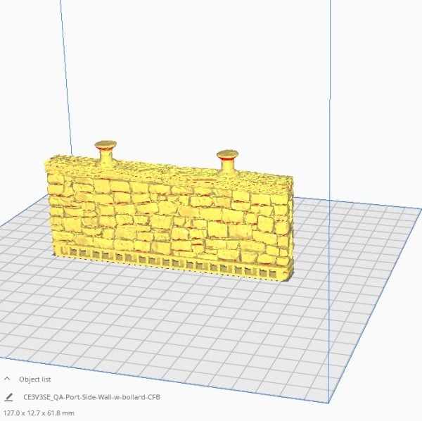 OpenLOCK City Foundation Port Walls STL