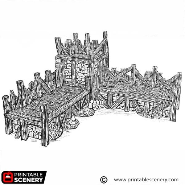 Ramshackle Ramparts 3d print file