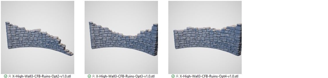 Ruined City Foundations 3D print file