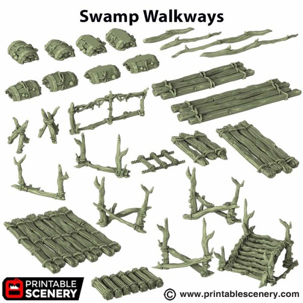 Swamps Walkways STL