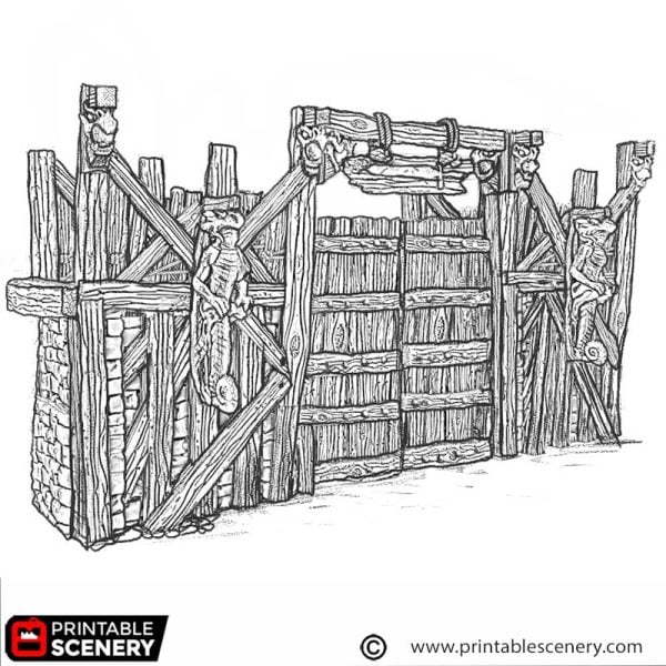 Gates of Ramshackle 3d print file