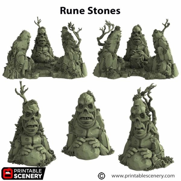 Rune Stones STL