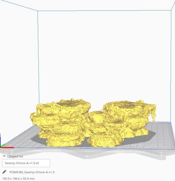 Swamp Hillocks STL Raised Platforms