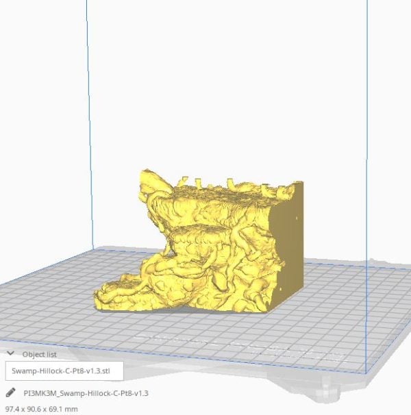 Swamp Hillocks STL Raised Platforms