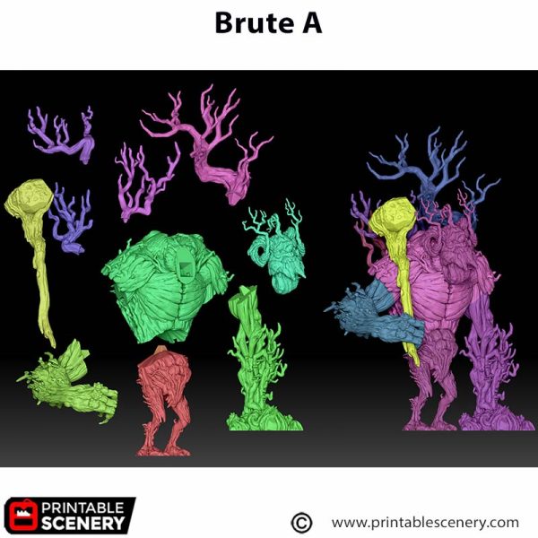 Brute Tree Creatures STL