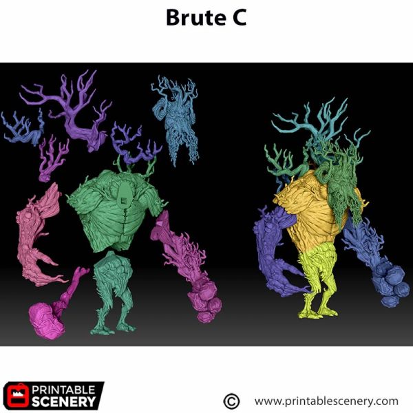 Brute Tree Creatures STL