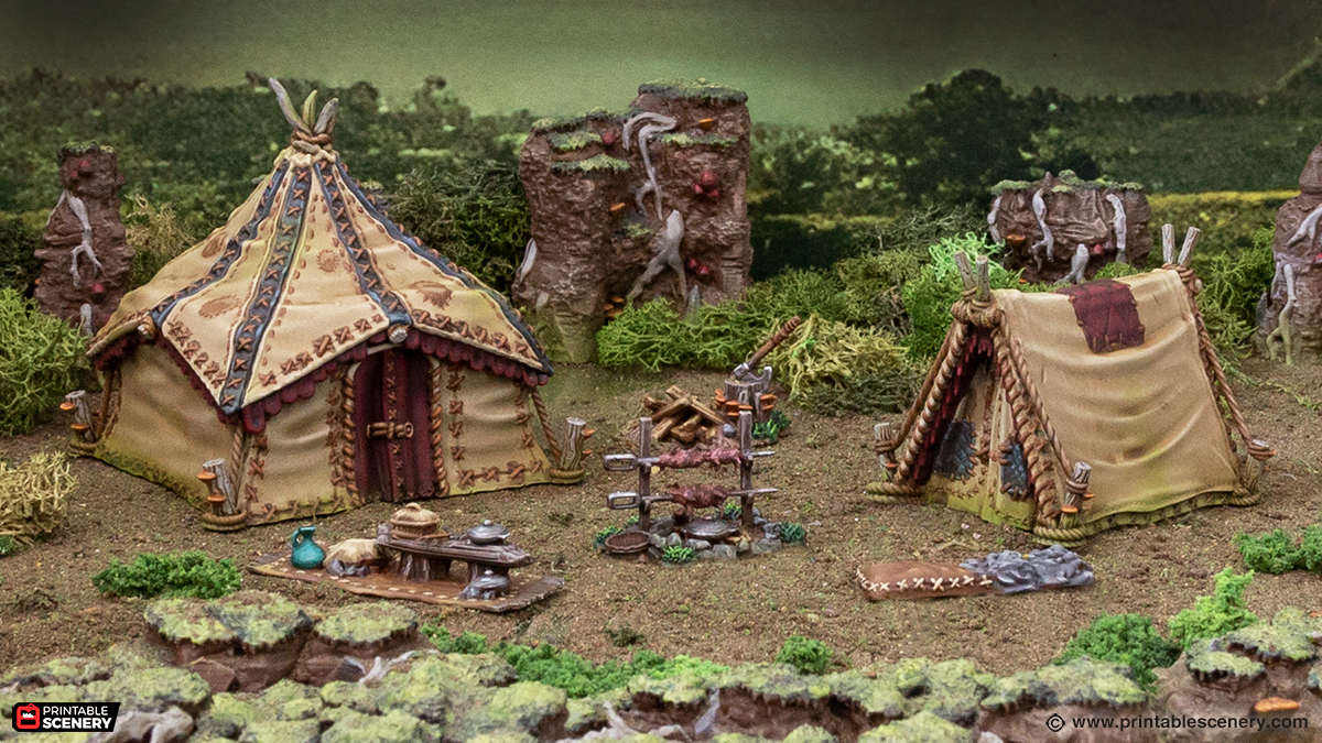 Campsite - Printable Scenery