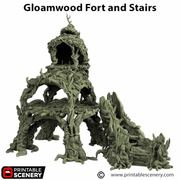 Gloamwood Fort and Stairs STL