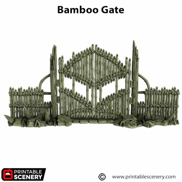 Bamboo Gate STL