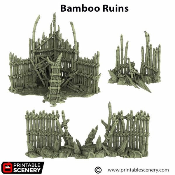 Bamboo Ruins STL
