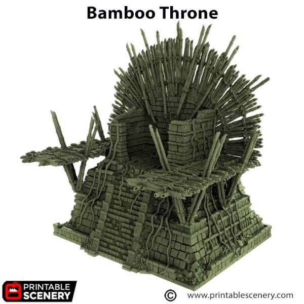 Bamboo Throne STL