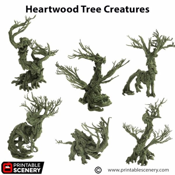 Heartwood Tree Creatures STL