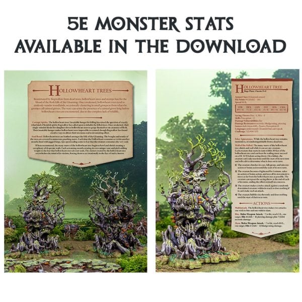 Hollowheart Tree 5E monster Stats