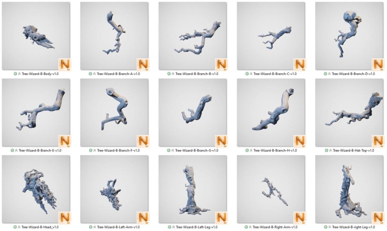 Tree Wizards - Printable Scenery