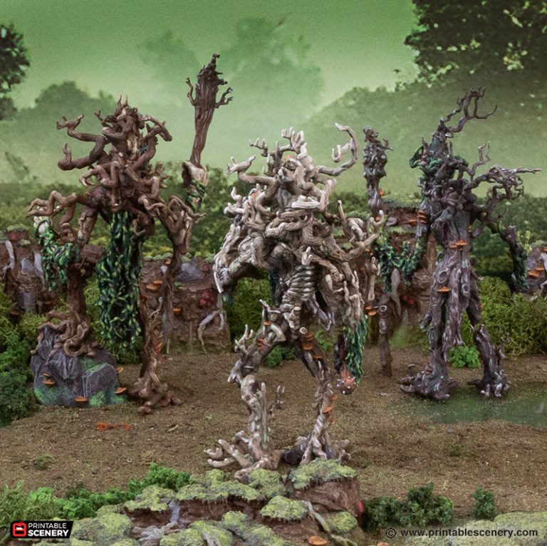 Tree Wizards Printable Scenery