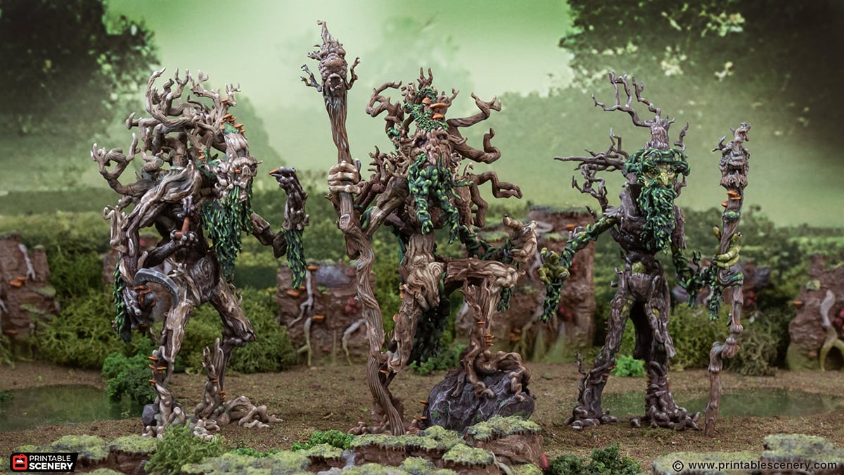 Tree Wizards Printable Scenery