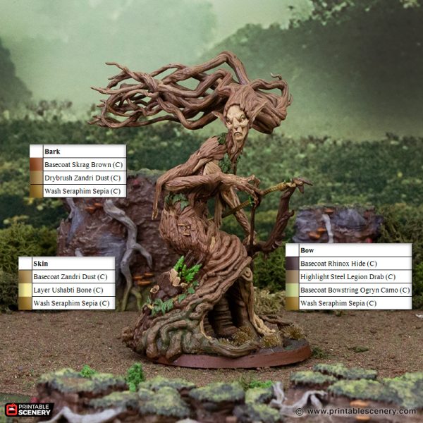 Lady Dryads STL Black Cypress