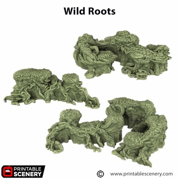 Swamp Wild Roots STL