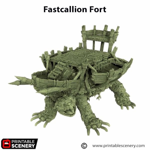 Fastcallion Fort and Shop STL