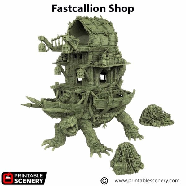 Fastcallion Fort and Shop STL