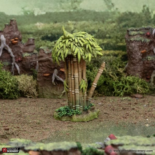 Wilderness Scatter Bamboo plant STL