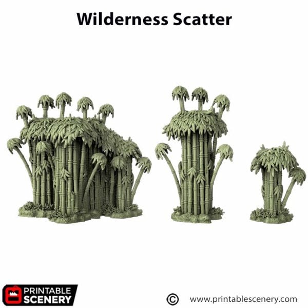 Wilderness Scatter Bamboo plant STL