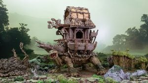 3D printed and painted Fastcallion fort shop