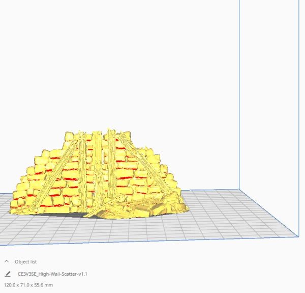 3d Printed Rubbles Piles and Scatter