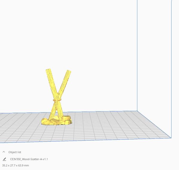 3d Printed Rubbles Piles and Scatter