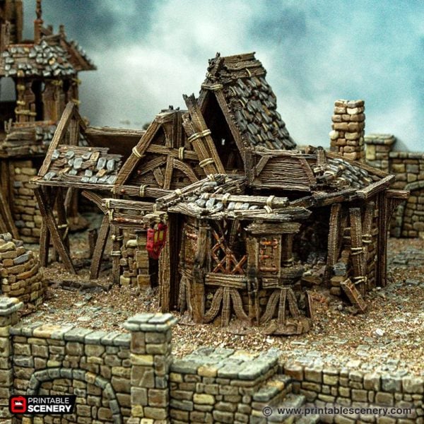 Ruined City Blacksmith 3D Print file