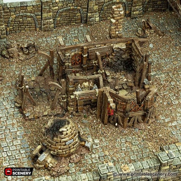 Ruined City Blacksmith 3D Print file