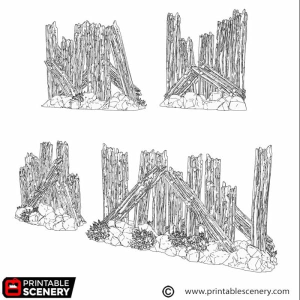 3D Printed Ramschackle Fences