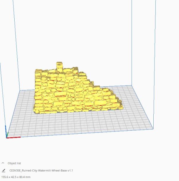 Ruined City Watermill 3D print