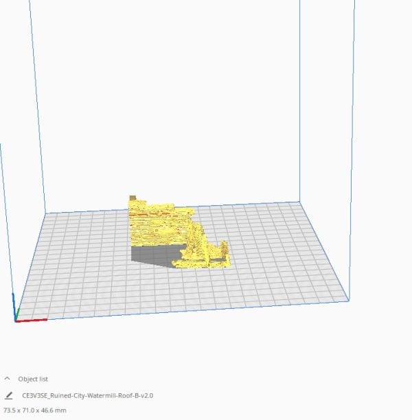Ruined City Watermill 3D print