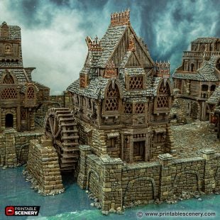City Watermill 3d print file