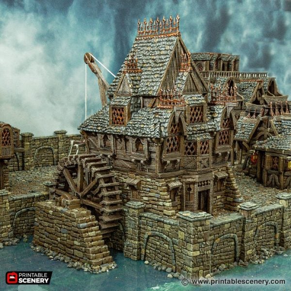 City Watermill 3d print file
