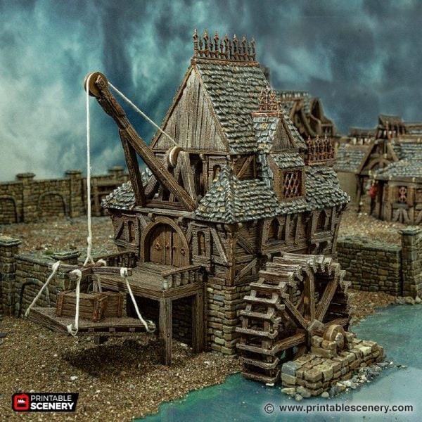 City Watermill 3d print file