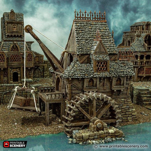 City Watermill 3d print file