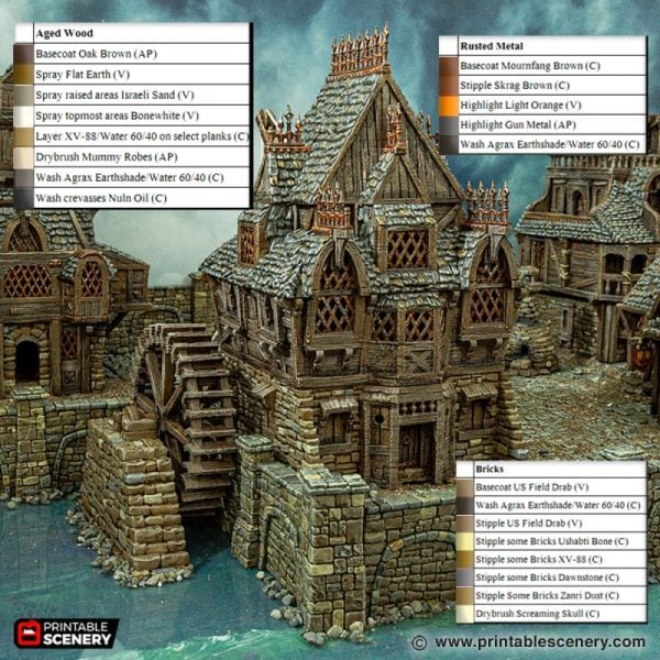 City Watermill 3d print file