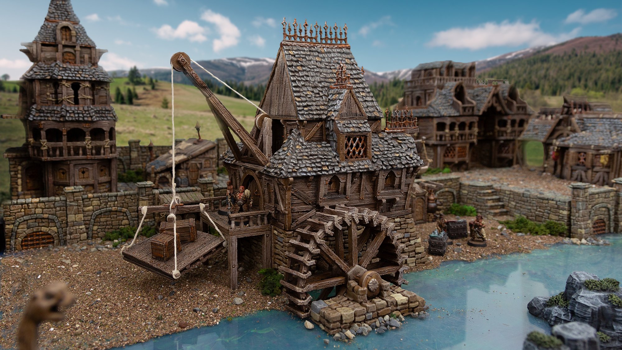 City Watermill 3d print file
