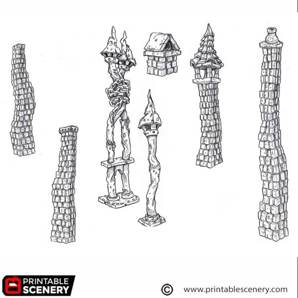 3D Printed Chimneys