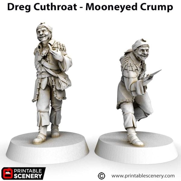 3D Printed Dreg Cuthroat - Mooneyed Crump