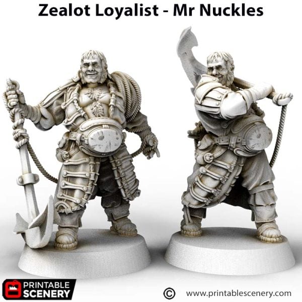3d printed Zealot Loyalist - Mr Nuckles mini