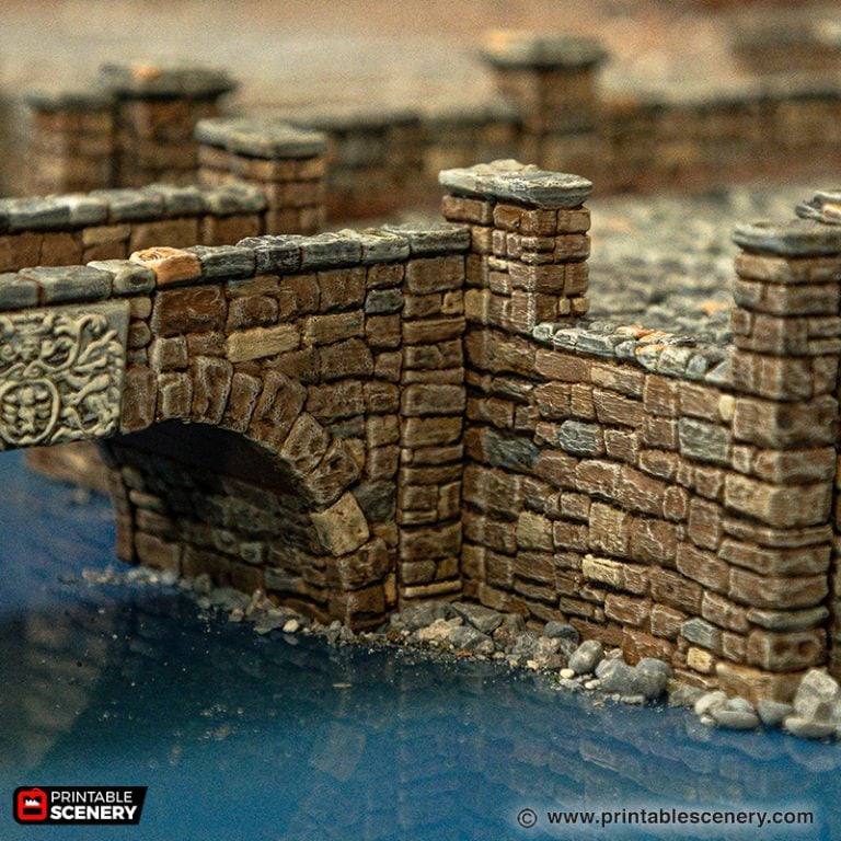 Ramshackle OpenLOCK Bridge - Printable Scenery