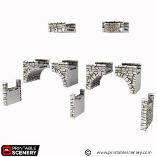 Ramshackle OpenLOCK Bridge - Printable Scenery