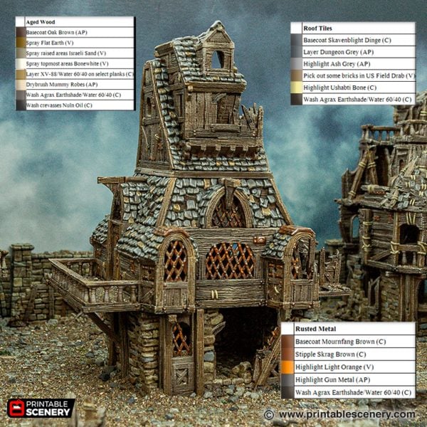 Ruined Apothecary 3d print file