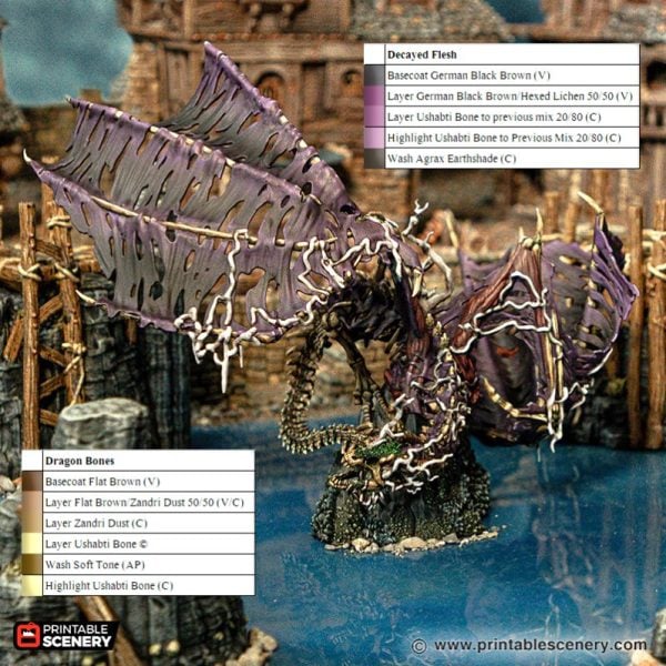 3d Printed Swamp Dragon Awakes